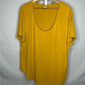 Old Navy Mustard Short Sleeve Top